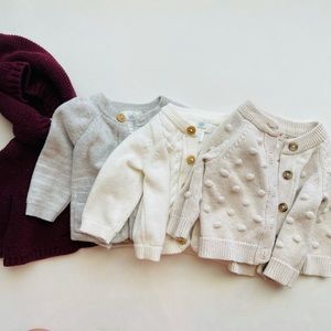 Old Navy Bundle of Cardigans 0-3 months